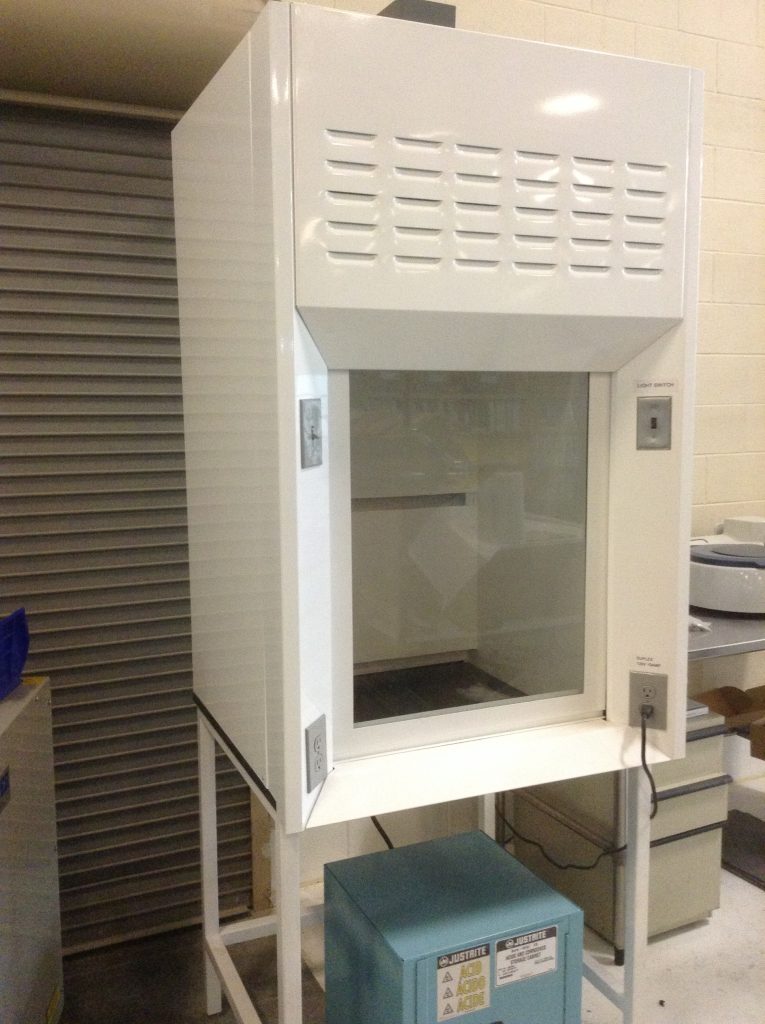 Air Foil Fume Hood with built-in blower