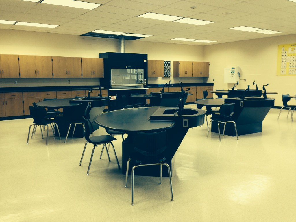 Hightstown HS Science Lab renovation by Longo Labs