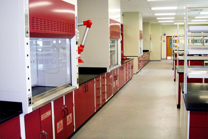 Metal Casework in a Commercial Lab