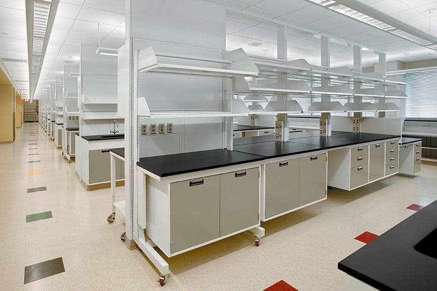 Longo Labs Flexible Furniture in a Commercial Lab