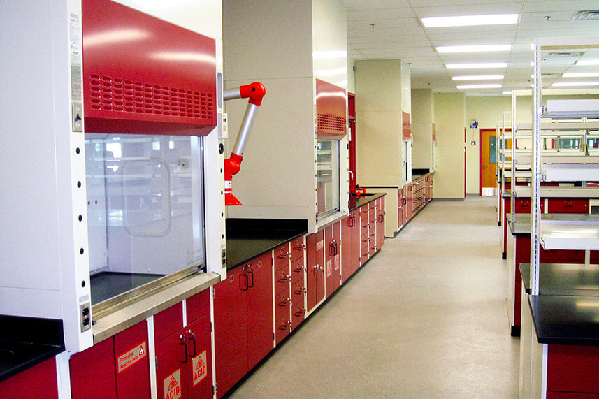 Benchtop Fume Hood in a Commercial Lab