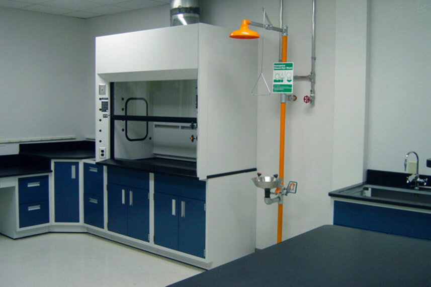 Benchtop Fume Hood in a Commercial Lab