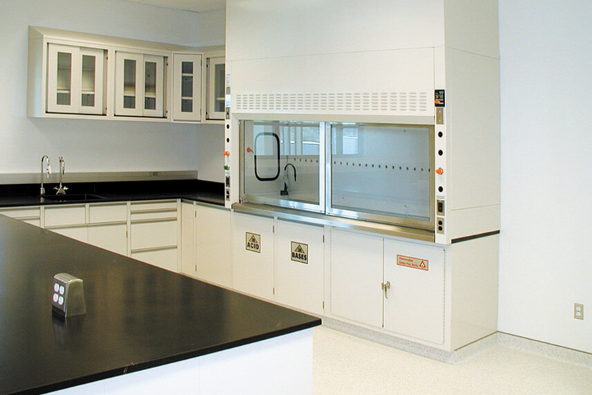 Benchtop Fume Hood in a Commercial Lab