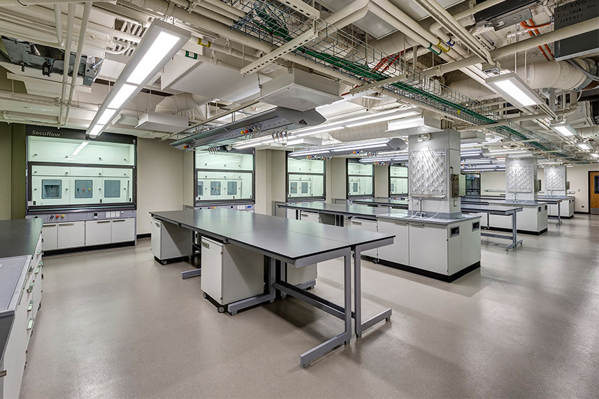 High Performance Fume Hood in a Commercial Lab