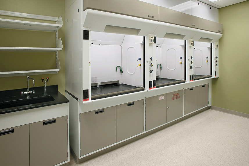 High Performance Fume Hood in a Commercial Lab