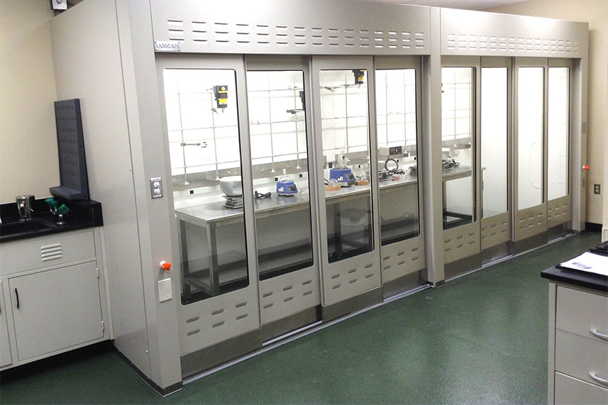 High Performance Fume Hood in a Commercial Lab