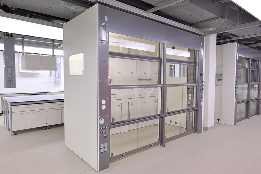 Walk In Fume Hood in a Commercial Lab