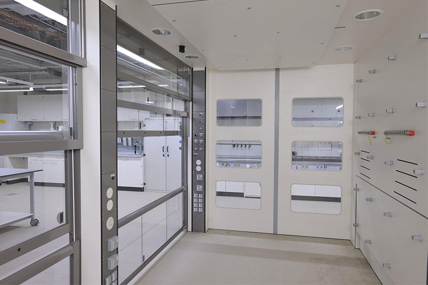 Walk In Fume Hood in a Commercial Lab