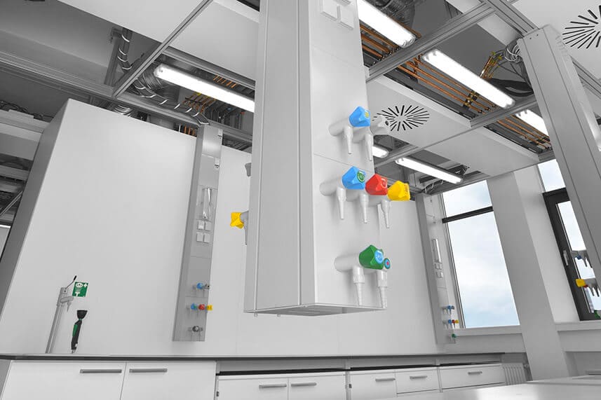 Longo Labs Service Supply Modules in a Commercial Lab