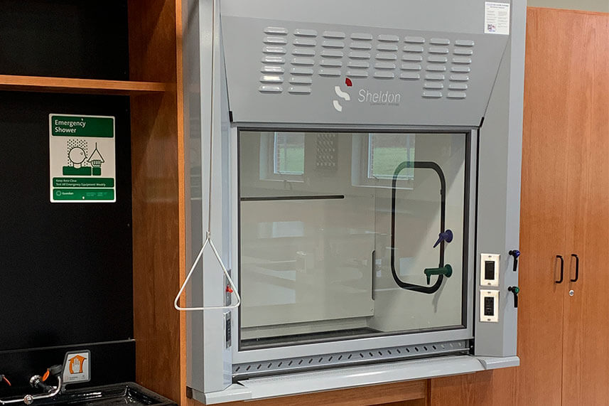 ADA Fume Hood for an Educational Lab