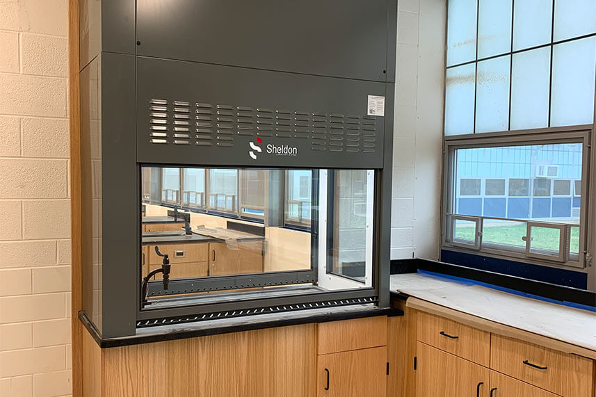 Demonstration Fume Hood for an Educational Lab