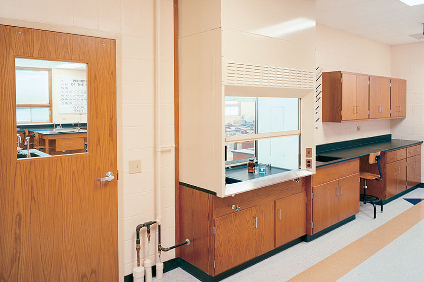 Demonstration Fume Hood for an Educational Lab