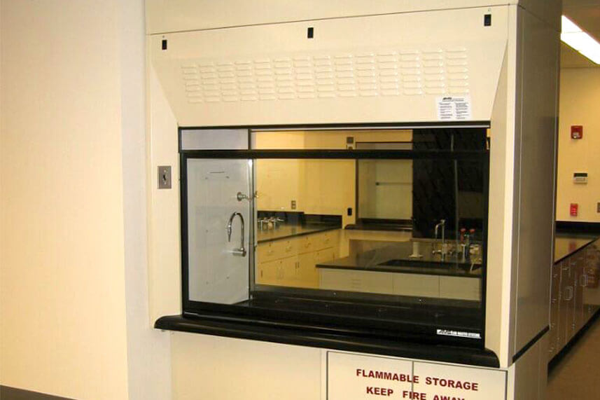 Demonstration Fume Hood for an Educational Lab