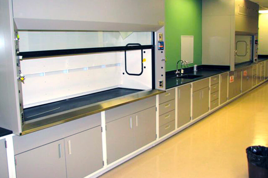 Air Foil Fume Hood in an Educational Lab