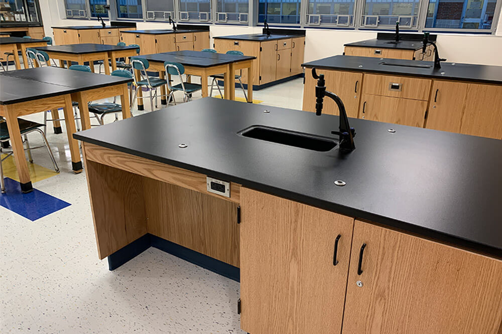 Longo Labs products in a chemistry room