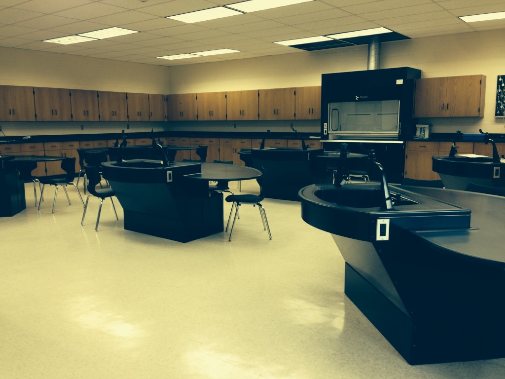 Hightstown HS Science Lab renovation by Longo Labs